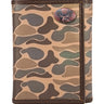 Buck Old School Camo trifold wallet brown tan