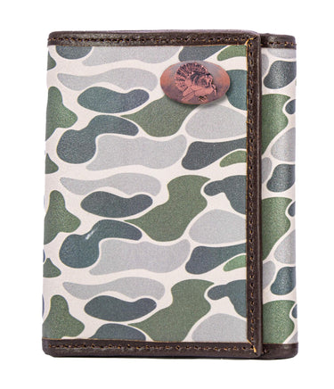 Turkey Old School Camo trifold wallet green gray