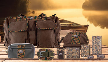 Bass Old School Camo group lake brown tan