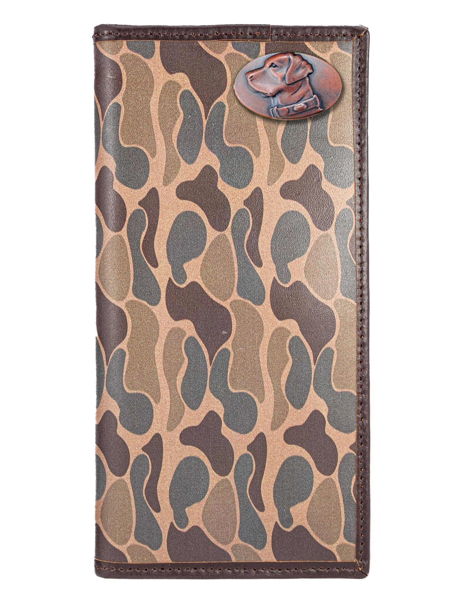 Lab Old School Camo secretary wallet brown tan