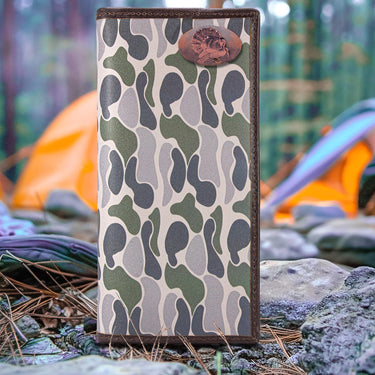 Turkey Old School Camo secretary wallet green gray camp