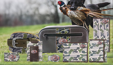 Lab Old School Camo front group hunt green gray