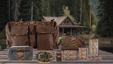 Turkey Old School Camo group cabin brown tan