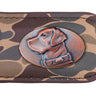 Lab Old School Camo leather magnetic money clip brown tan