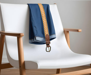 Tennessee Vols Checkerboard Woven Ribbon Belt Chair