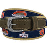 Auburn Tigers Stadium Collection Woven Ribbon Belt