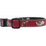 USC Gamecocks Stadium Collection Woven Ribbon Dog Collar Garnet