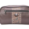 Buck old school camo toiletry dopp bag brown tan