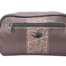Mallard old school camo toiletry dopp bag brown tan