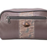Turkey old school camo toiletry dopp bag brown tan