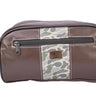 USA Flag old school camo toiletry dopp bag green gray