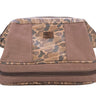 USA Flag old school camo canvas toiletry dopp bag brown tan