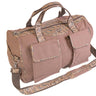 Turkey old school camo canvas weekender bag brown tan