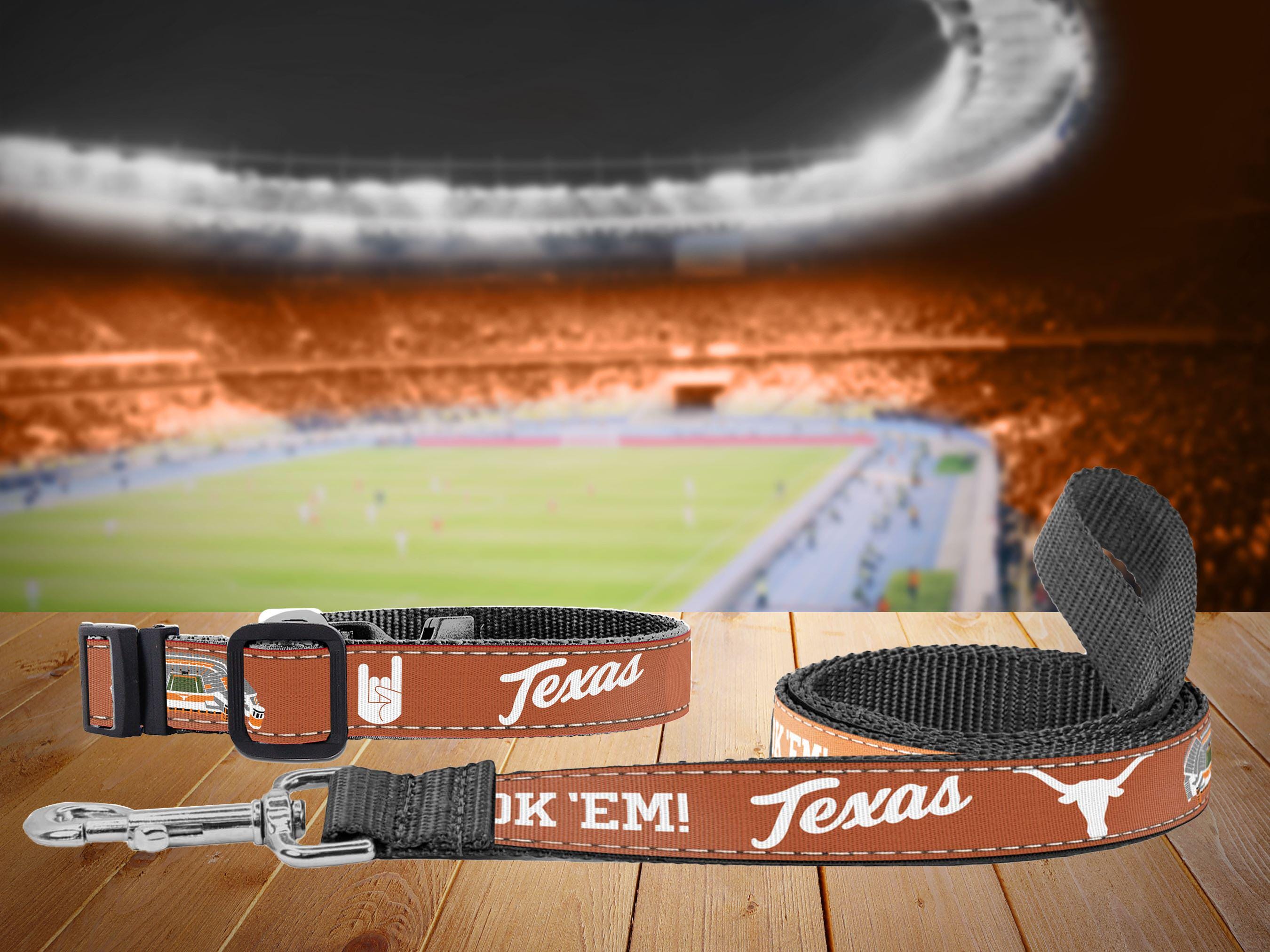Longhorns Ribbon Texas Longhorns Collegiate Woven Ribbon Dog Lead. – Zep-Pro Shop