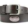 Oklahoma State Cowboys Brown Leather Metal Concho Belt