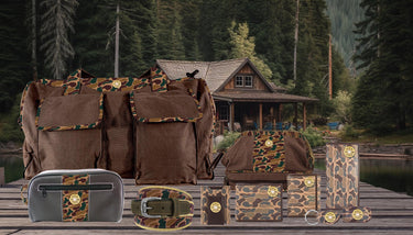 Shothell Old School Camo group cabin brown tan