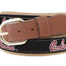 USC Gamecocks Carolina Script Woven Ribbon Belt