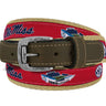 Ole Miss Rebels Stadium Collection Woven Ribbon Belt