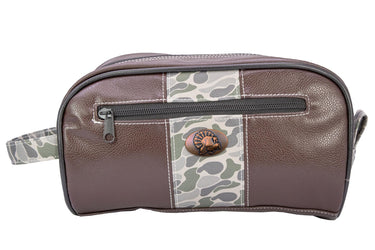 Turkey old school camo toiletry dopp bag green gray