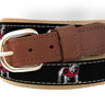 Georgia Bulldogs Woven Ribbon Belt