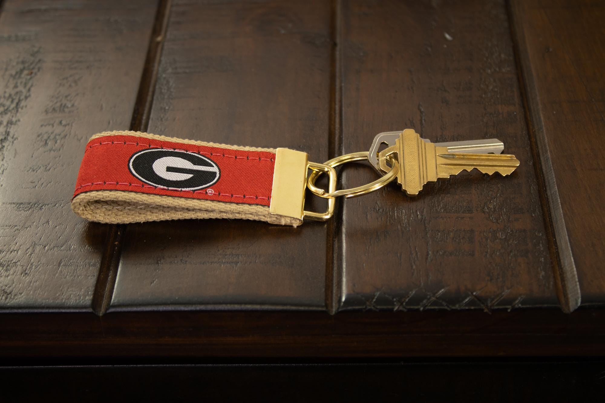 Zep-Pro U Of GEORGIA Bull Dogs Embroidered Leather Canvas Belt Size 38, 44, 46 E - Foto 5