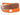 Youth Size Clemson Tigers Collegiate Woven Ribbon Belt. Tan Full Grain Leather Tabs. Boys Size Tigers Belt. Kids Clemson Ribbon Belt.