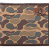 FSU Seminoles Men's Bifold Old School Camo Leather Wallet. Gift For FSU Fan. Quality Full Grain Leather With Antique Copper Logo.