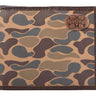 Mississippi State Bulldogs Men's Bifold Old School Camo Leather Wallet. Gift For MS State Fan. Full Grain Leather With Antique Copper Logo.
