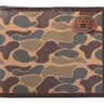Auburn Tigers Men's Bifold Old School Camo Leather Wallet. Gift For War Eagle Fan. Quality Full Grain Leather With Antique Copper Logo.