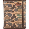 Georgia Southern Eagles Men's Trifold Old School Camo Leather Wallet. Gift For GATA Fan. Full Grain Leather With Antique Copper Logo.
