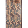 Clemson Tigers Men's Secretary Old School Camo Leather Wallet. Gift For Clemson Fan. Quality Full Grain Leather With Antique Copper Logo