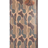 Alabama Crimson Tide Men's Secretary Old School Camo Leather Wallet. Gift For Bama Fan. Quality Full Grain Leather With Antique Copper Logo