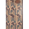 Florida Gators Men's Secretary Old School Camo Leather Wallet. Gift For UF Gator Fan. Quality Full Grain Leather With Antique Copper Logo