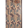 Georgia Bulldogs Men's Secretary Old School Camo Leather Wallet. Gift For UGA Dawgs Fan. Quality Full Grain Leather With Antique Copper Logo