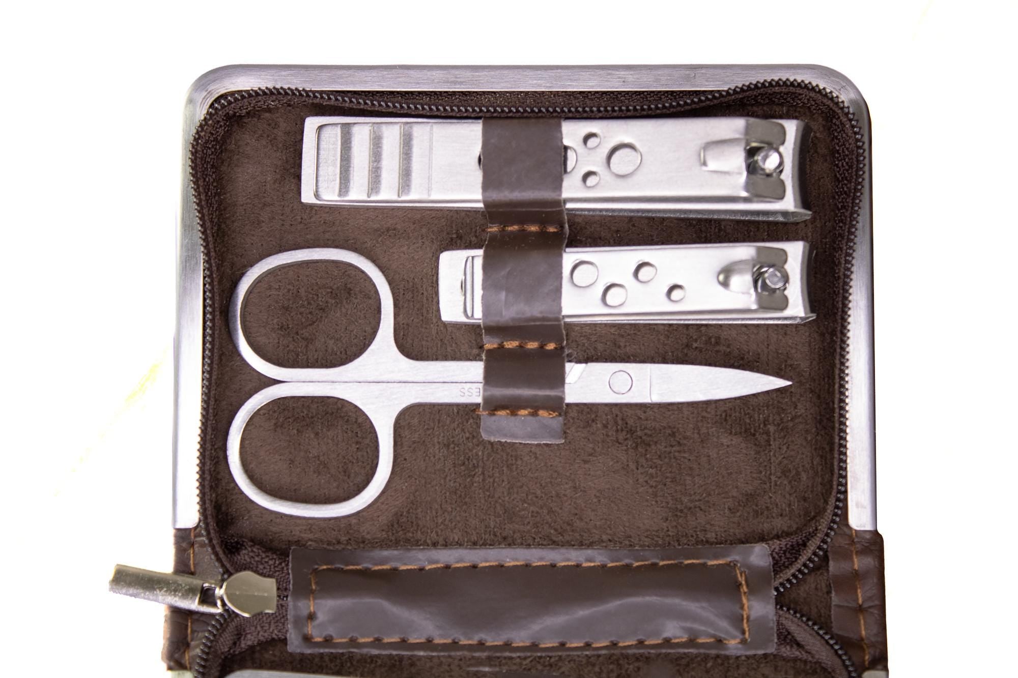 Ohio State Buckeyes Nail Clipper. Collegiate Manicure Set. Pedicure Gift Set. Nail File. Cuticle Nipper. Toenail Clipper. Scissors For Nails