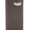 Texas Longhorns Men's Collegiate Secretary Leather Wallet. Texas Long Wallet. Longhorns Roper Wallet. Texas Gift. Silver Concho Emblem