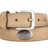 Auburn Tigers Men's Collegiate Leather Belt. Auburn Merch. Crazy-horse With Metal Emblem Conchos. Tigers Outdoor Rugged Belt.