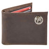 Georgia Bulldogs Men's Collegiate Bifold Leather Wallet. Multi Color Finish