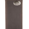 NCS Wolfpack Men's Collegiate Secretary Leather Wallet. NCS Long Wallet. Wolfpack Roper Wallet. North Carolina Gift. Silver Concho Emblem