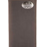 OSU Buckeyes Men's Collegiate Secretary Leather Wallet. OSU Long Wallet. Buckeyes Roper Wallet. OSU Gift. Silver Concho Emblem
