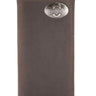 OSU Buckeyes Men's Collegiate Secretary Leather Wallet. OSU Long Wallet. Buckeyes Roper Wallet. OSU Gift. Silver Concho Emblem