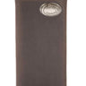 Penn State Nittany Lions Men's Collegiate Secretary Leather Wallet. PSU Long Wallet. Lions Roper Wallet. PSU Gift. Silver Concho Emblem