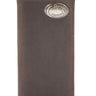 Penn State Nittany Lions Men's Collegiate Secretary Leather Wallet. PSU Long Wallet. Lions Roper Wallet. PSU Gift. Silver Concho Emblem