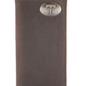 Texas Tech Red Raiders Men's Collegiate Secretary Leather Wallet. TX Tech Long Wallet. Raiders Roper Wallet. TX Gift. Silver Concho Emblem