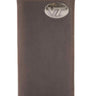 Virginia Tech Hokies Men's Collegiate Secretary Leather Wallet. VT Long Wallet. Hokies Roper Wallet. VT Gift. Silver Concho Emblem