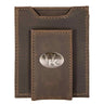 Kentucky Wildcats Men's Collegiate Magnetic Front Pocket Leather Wallet. Wildcats Wallet. Kentucky Slim Wallet. Silver Concho Emblem