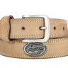 Florida Gators Men's Collegiate Leather Belt. Gators Merch. Crazy-horse With Metal Emblem Conchos. Florida Outdoor Rugged Belt.