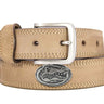 Florida Gators Men's Collegiate Leather Belt. Gators Merch. Crazy-horse With Metal Emblem Conchos. Florida Outdoor Rugged Belt.