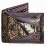 Tennessee Vols Mossy Oak Wallets. Bifold Pass-case. Classic Trifold. Tall Secretary. Mossy Oak Break-up Pattern. Leather Nylon Combo.