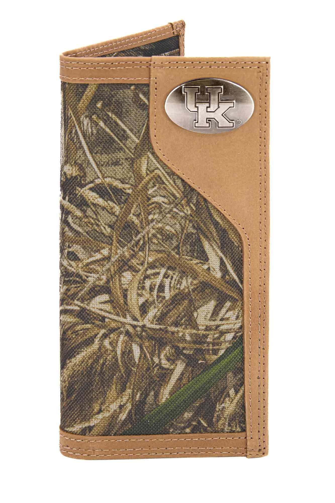 Kentucky Wildcats Realtree Wallets. Bifold Pass-case. Classic Trifold. Tall Secretary. Realtree Max-5 Pattern. Leather Nylon Combo.